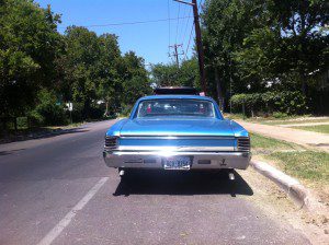 1967 Chevy Malibu in Austin Rear