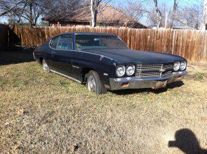 Chevy Malibu in the back yard in Round Rock TX 4