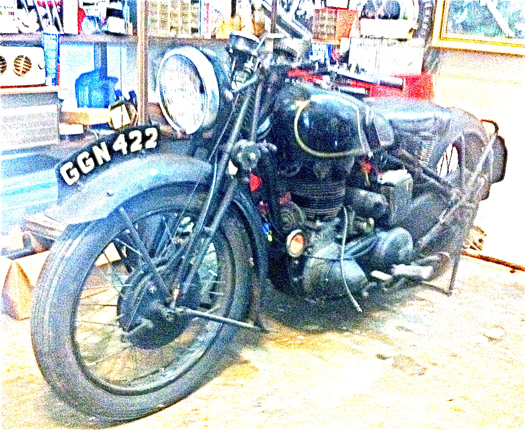 Vintage BSA Motorcycle in Austin TX | ATX Car Pics | My Car Pics from