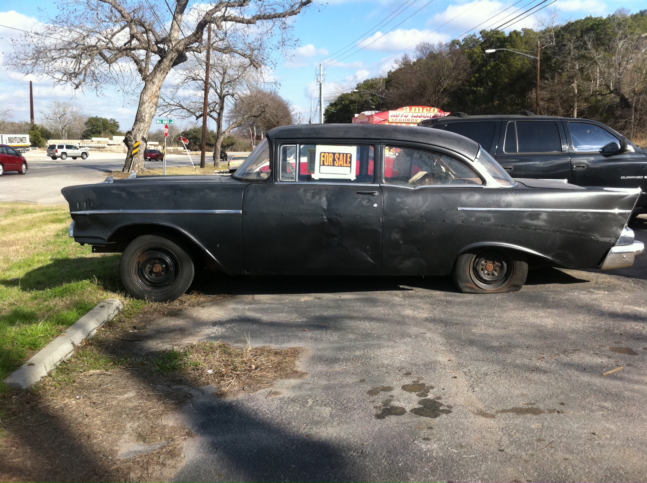 1957 Chevrolet for sale, side view