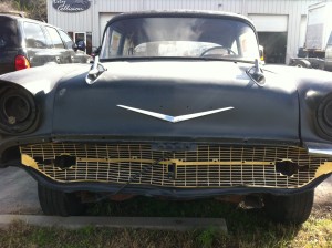 1957 Chevrolet  front detail