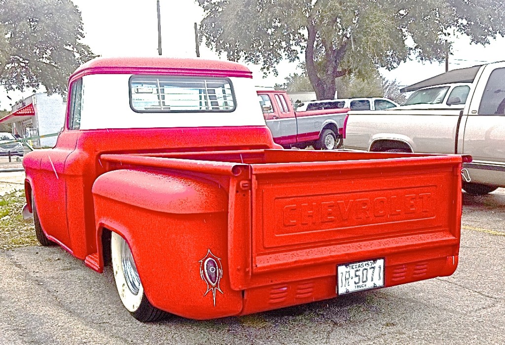 1957-Chevy-Custom-Pickup-in-Austin-Rear-View