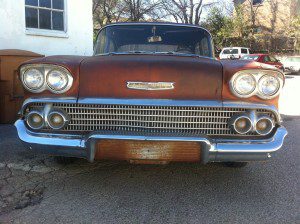 1958 Chevy in Austin TX, Front View 1