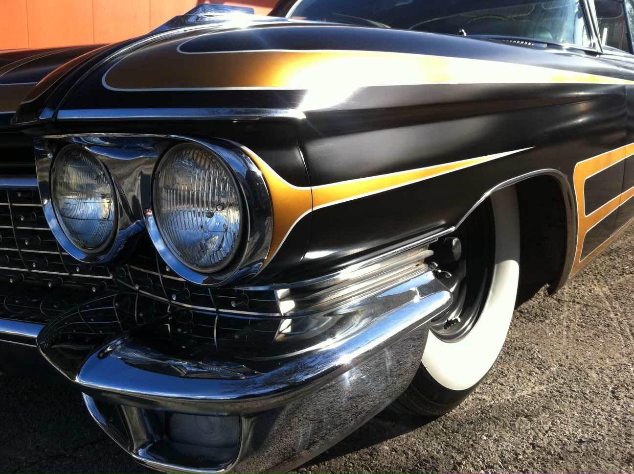 1960 Cadillac Coupe Custom, Austin Front Corner Detail 2