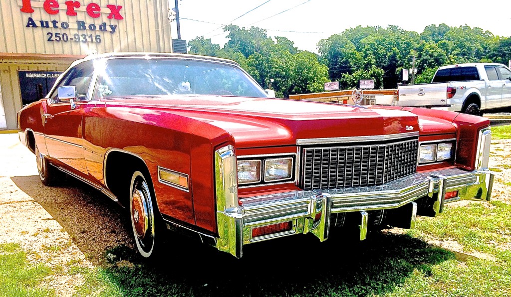 1970s Cadillac Eldorado in Austin TX front view