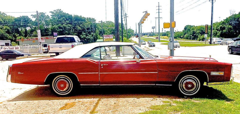 1970s Cadillac Eldorado in Austin TX side view