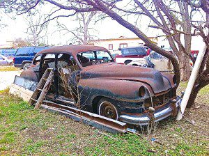 Late 1940s Chrysler in Far East Austin