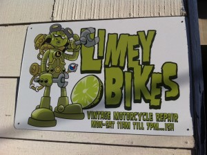 Limey Bikes Sign, Austin,TX
