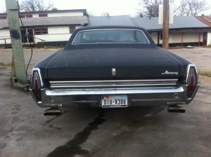Mercury Sedan on S. Lamar, Austin TX Rear View