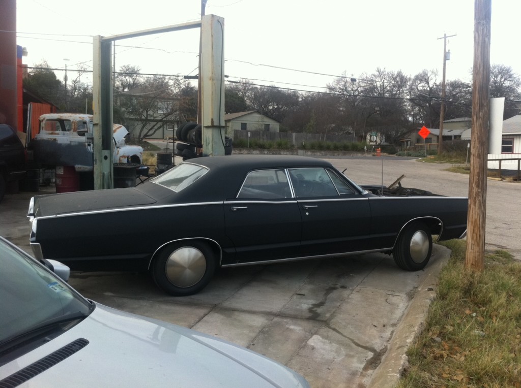 Mercury Sedan on S. Lamar, Austin TX Side View