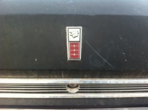 Mercury Sedan on S. Lamar, Austin TX Trunk Emblem