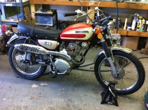 Vintage Honda 125 at Limey Bikes, Austin TX