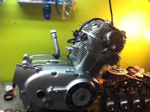 Vintage Honda 305 Race Engine Rebuilt at Limey Bikes, Austin TX