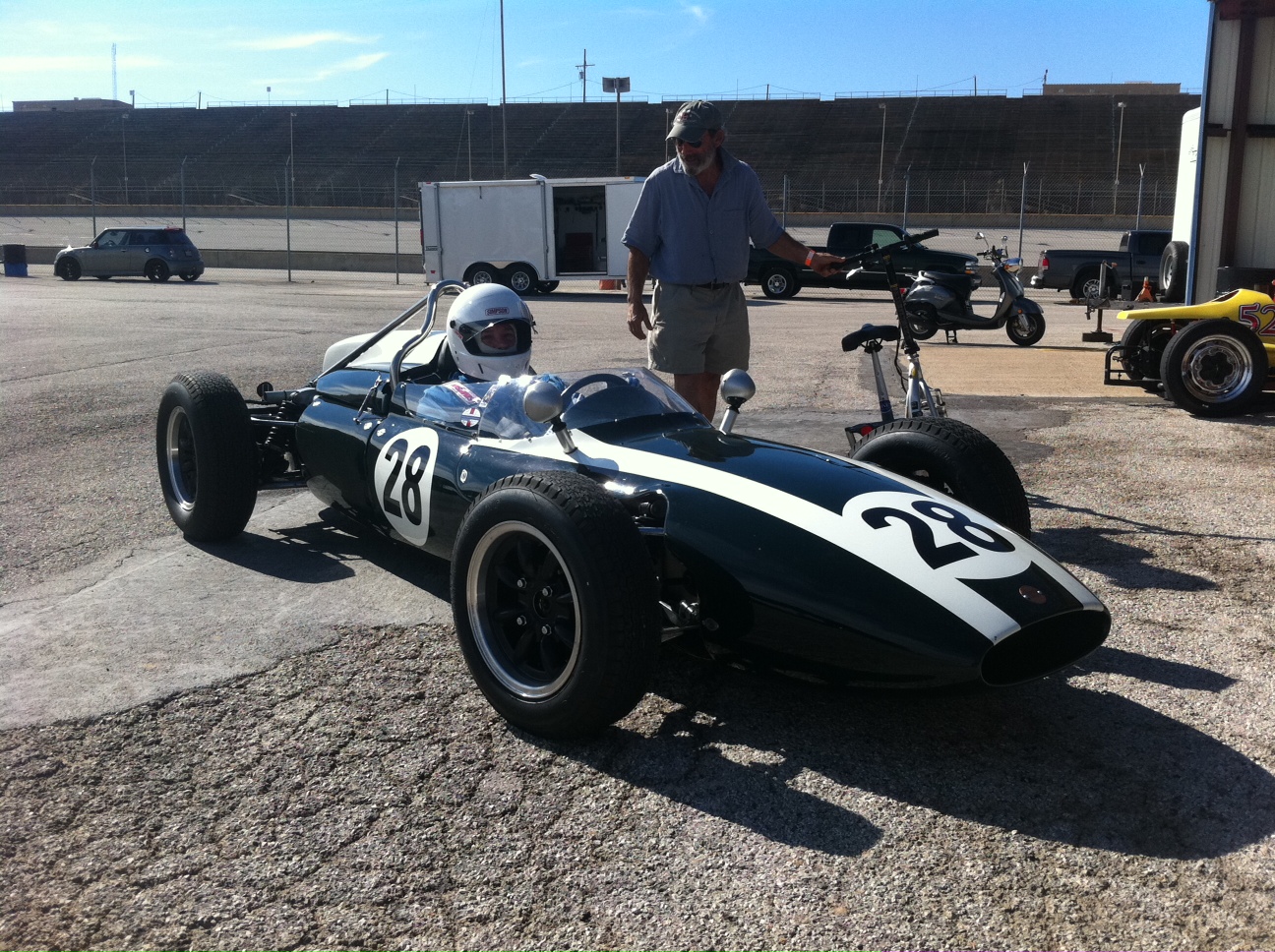 Vintage race Car Cooper