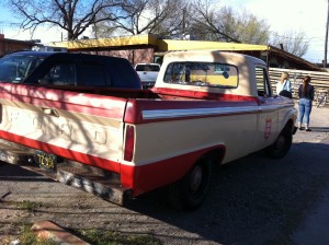 1966 Ford Pickup in Austin TX Rear View