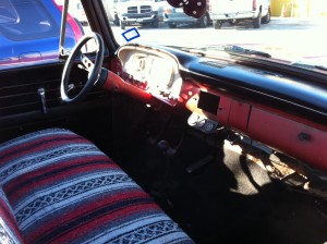 1966 Ford Pickup in Austin TX interior