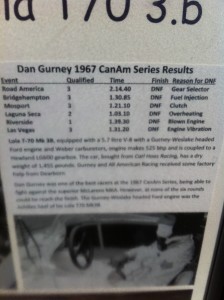 1967 Lola T70 info race results