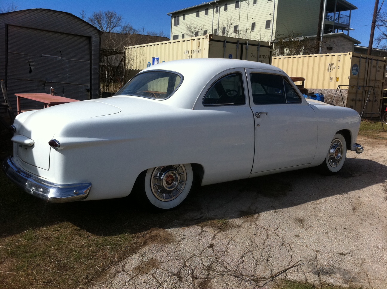 Custom early 50s Ford at Austin Speed Shop