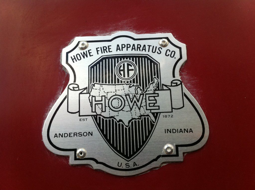 NAYLOR FD Ford Fire Truck Howe Fire Apparatus Badge