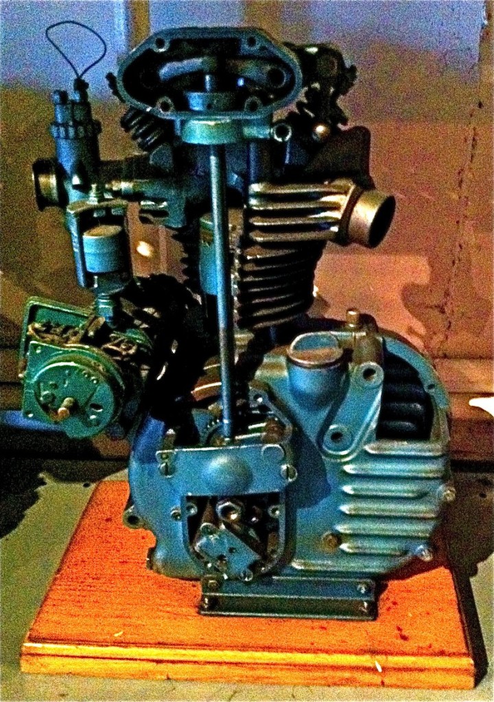 Small Engine Cutaway at Revival Cycles in Ausitn TX