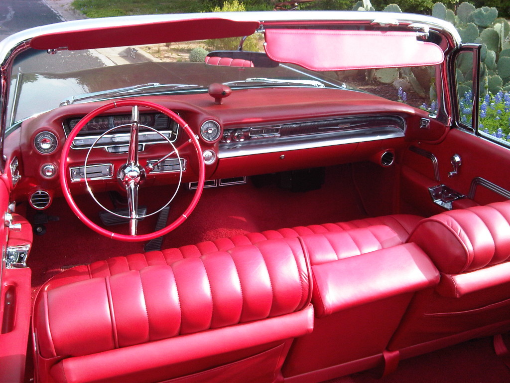 1959 Caddy Convertible Interior