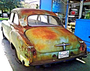 Early 50's Chevy in N. Austin