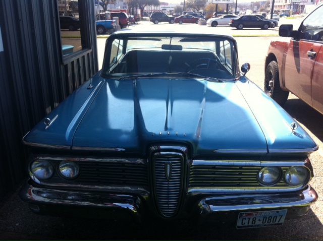 Blue Edsel in Austin TX