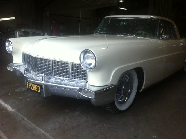 Elegant Mid 50s Lincoln Mk II at S. Congress Ave Body Shop