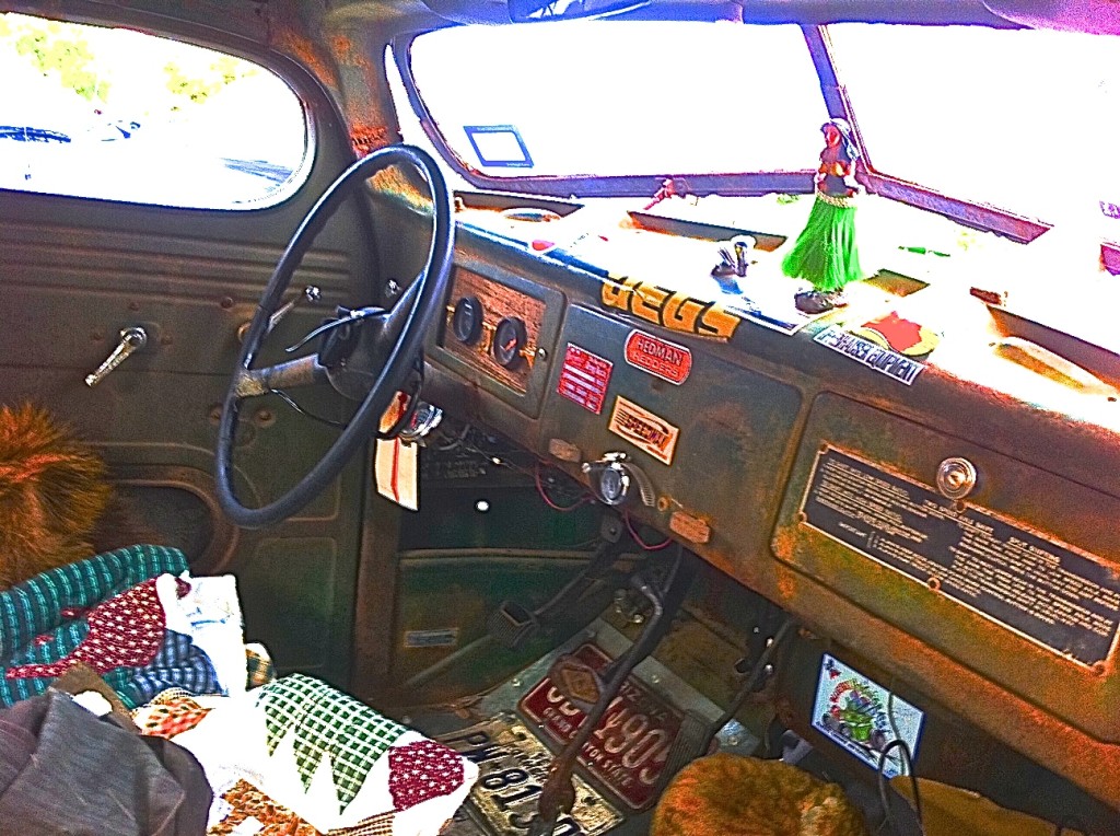Rat-Rod-Truck-in-Austin-TX.-Interior
