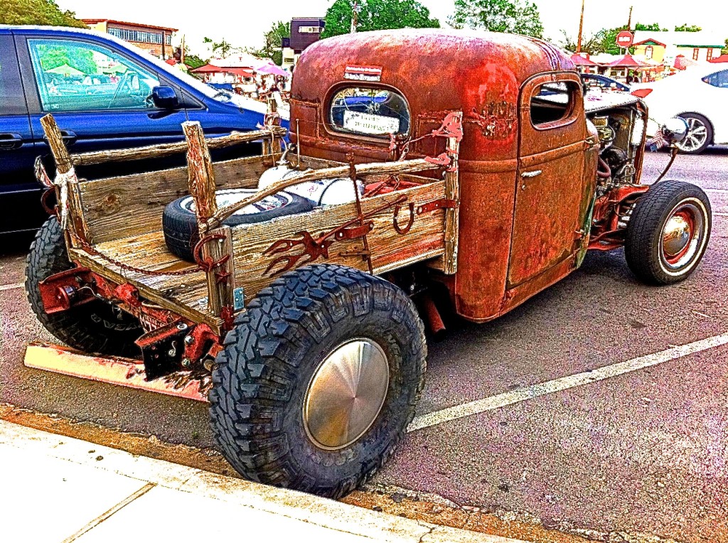 Rat-Rod-Truck-in-Austin-TX.-Rear-View