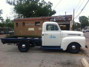 White F1 Ford Truck 2