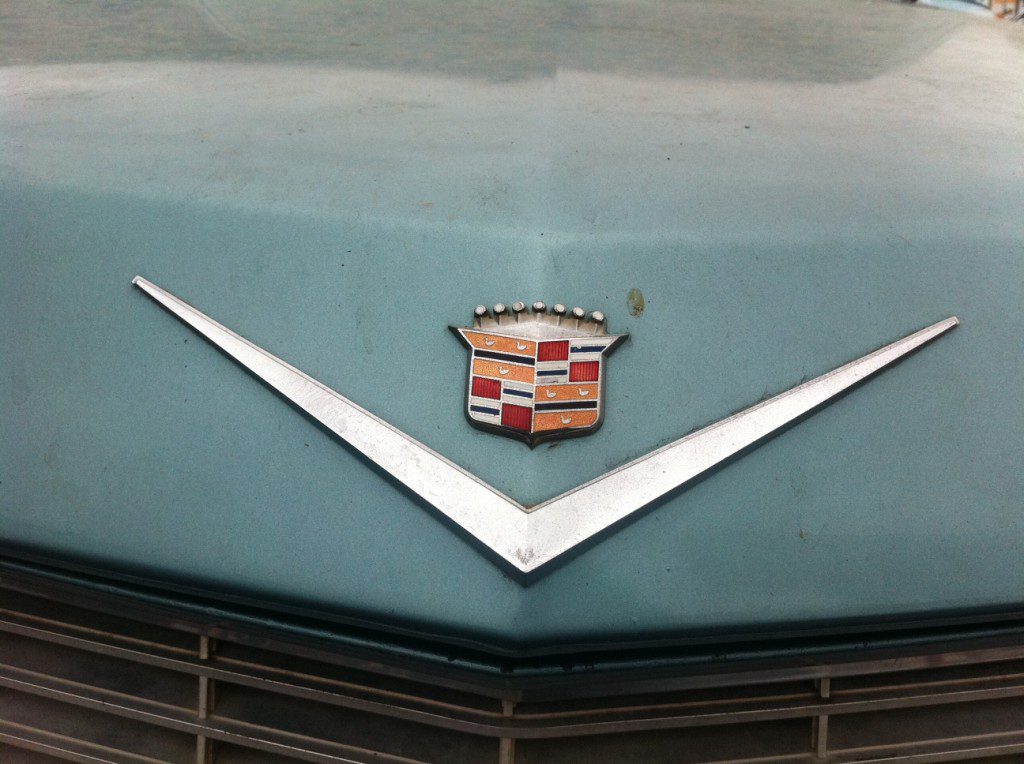 1964 Cadillac Sedan South Lamar Austin TX Emblem