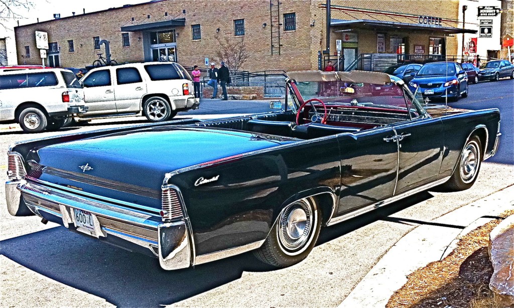 Black-60s-Lincoln-Convertible-downtown