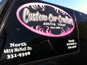 Custom Car Crafters Sign