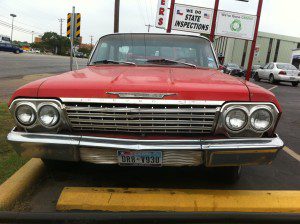 Red Chevy Front