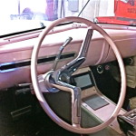 Interior of Early 50s Customized Mercury