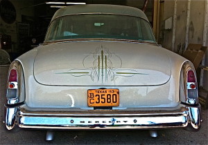 1953 Mercury Custom in Austin TX, Rear View