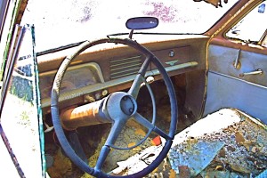 1951 Studebaker in Austin TX INterior