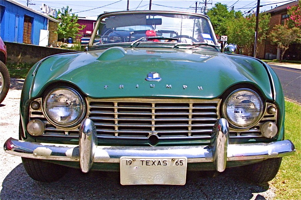 1965 Triumph TR4 in Austin TX Front