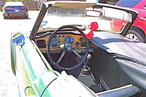 1965 Triumph TR4 in Austin TX Interior