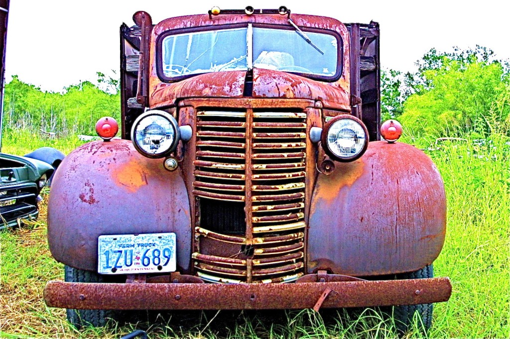 Vintage Ford Truck in Lockhart Field