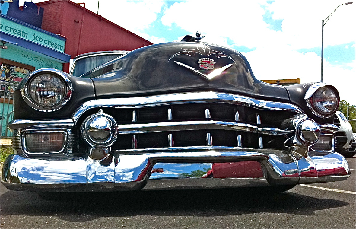 1953 Custom Cadillac on S. Congress Ave