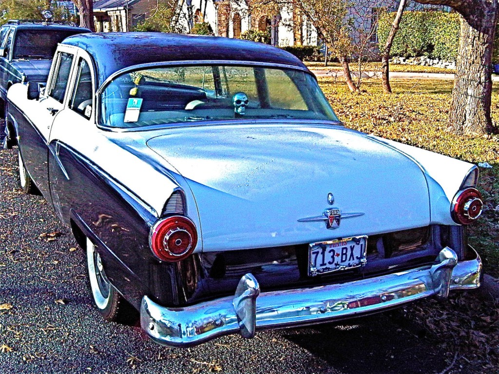 1956 Ford in Austin TX Rear View