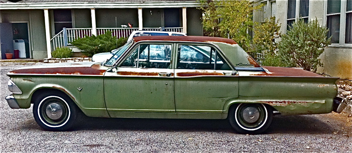 1962 ford fairlane rusty green