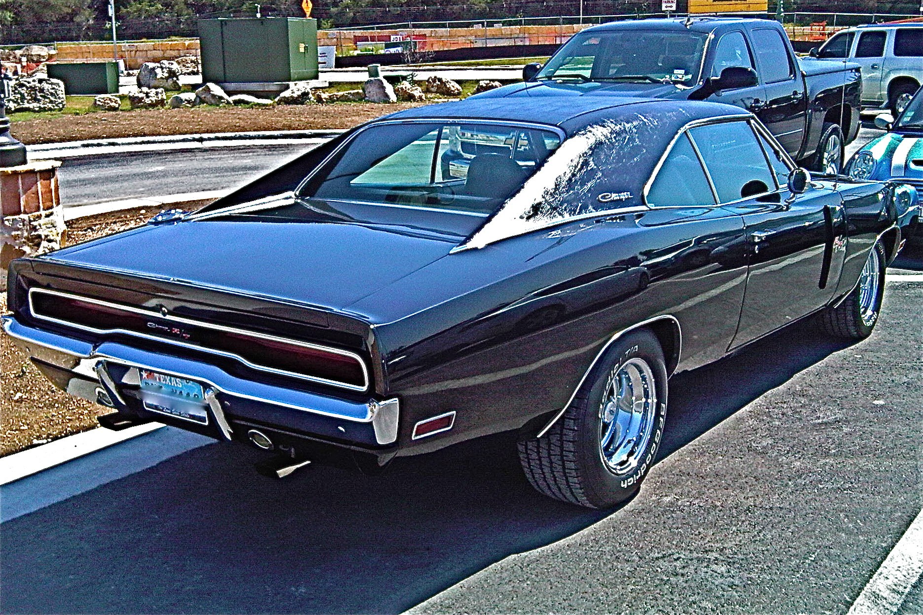 1970 Black Dodge Charger 2