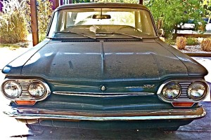 Early 60s Corvair in Bouldin Creek front