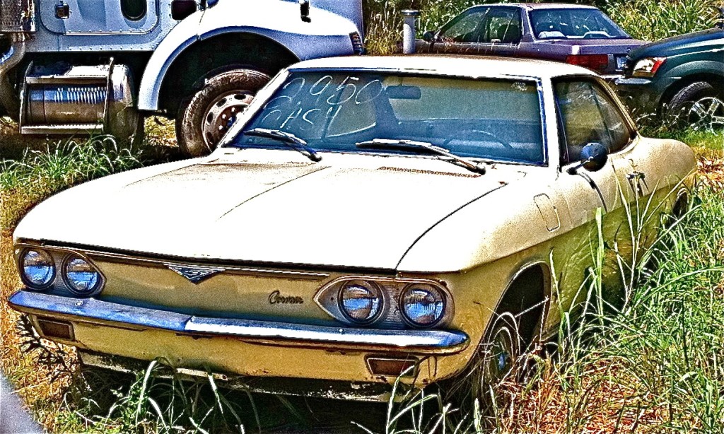 Mid 60s Corvair in Field 2