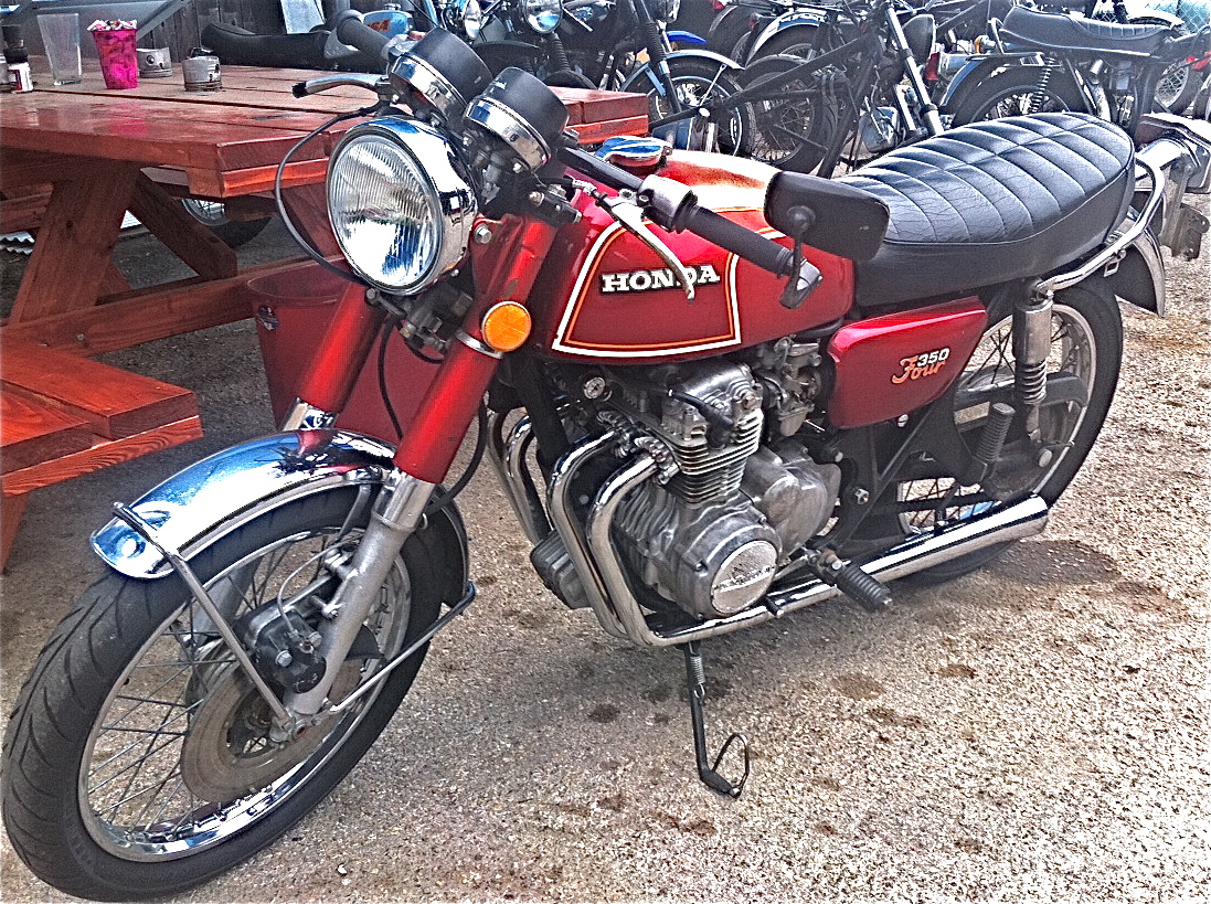 Vintage Honda CB350 in Austin