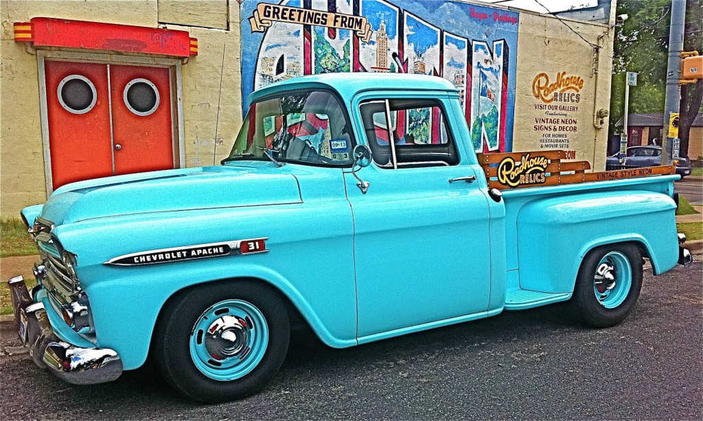 chevy blue truck s first st 5