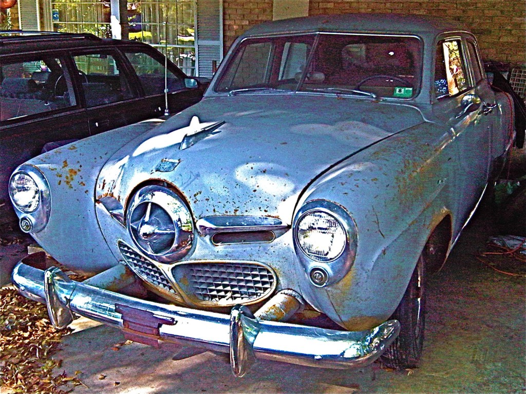 1950 Studebaker under Carport in Austin TX